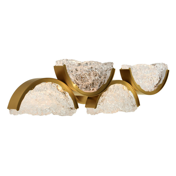 CWI Lighting Canada - 1715W8-4-624 - LED Wall Sconce - Moon - Brass