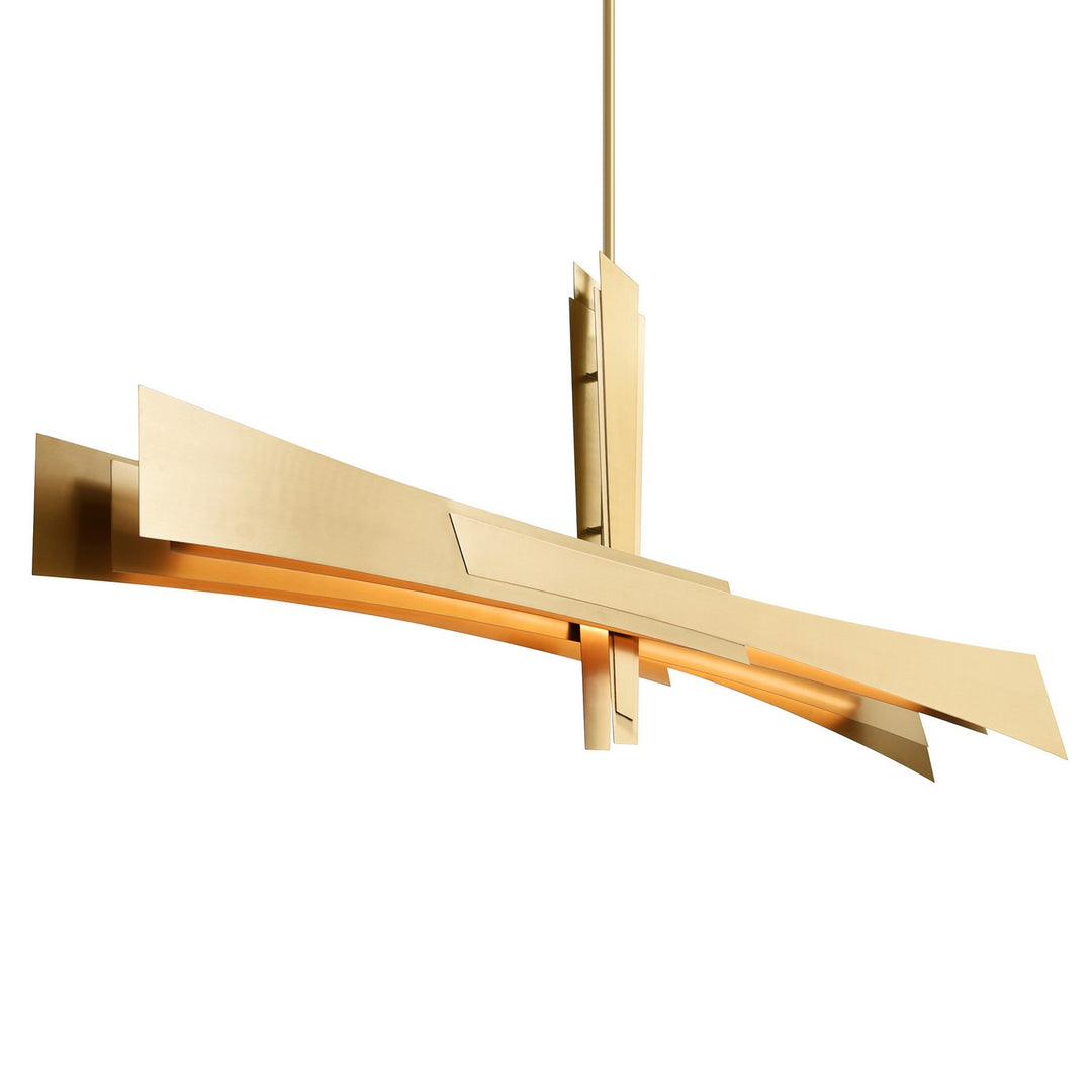 CWI Lighting Canada - 1717P50-624 - LED Chandelier - Solara - Brass