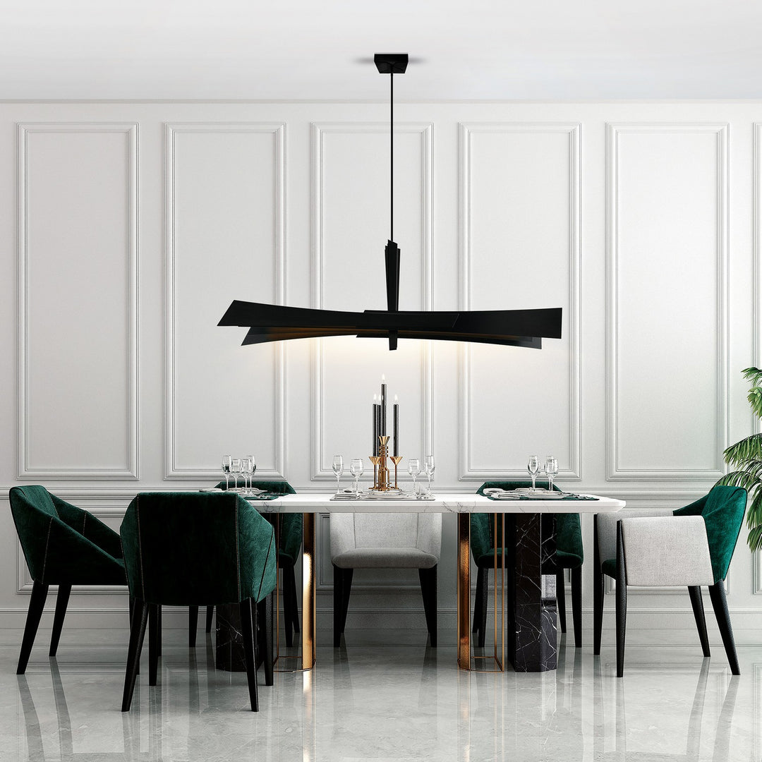 CWI Lighting Canada - 1717P72-101 - LED Chandelier - Solara - Black