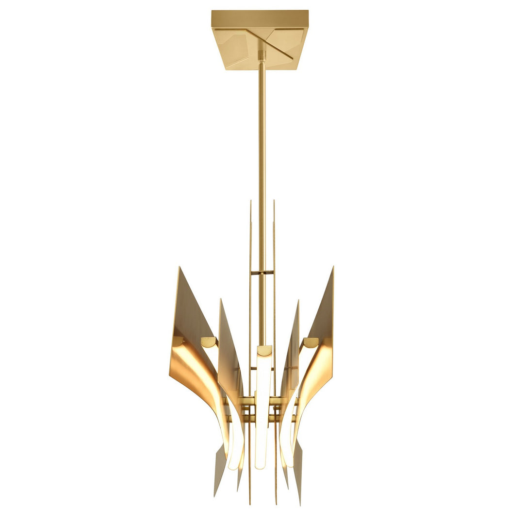 CWI Lighting Canada - 1717P72-624 - LED Chandelier - Solara - Brass
