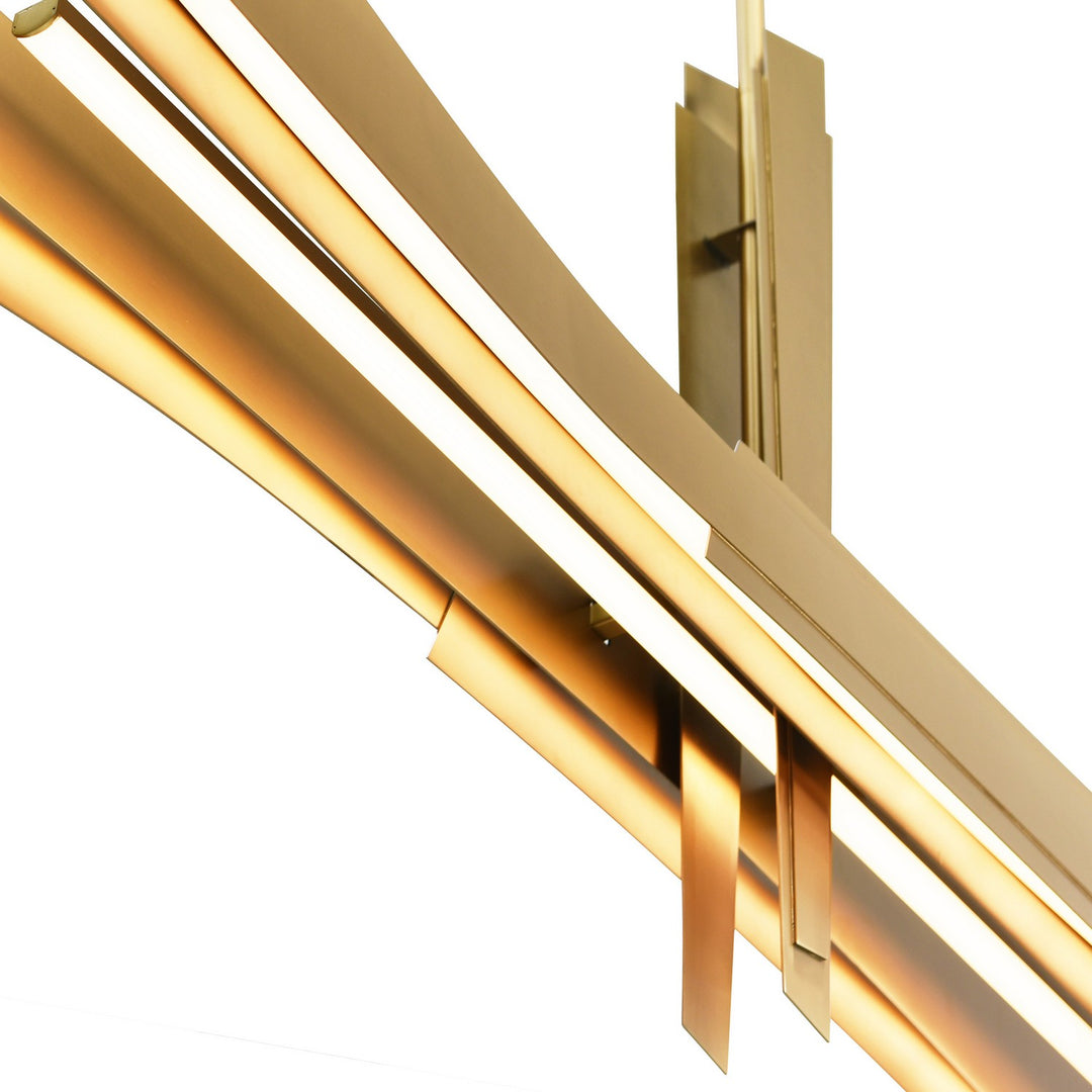 CWI Lighting Canada - 1717P72-624 - LED Chandelier - Solara - Brass