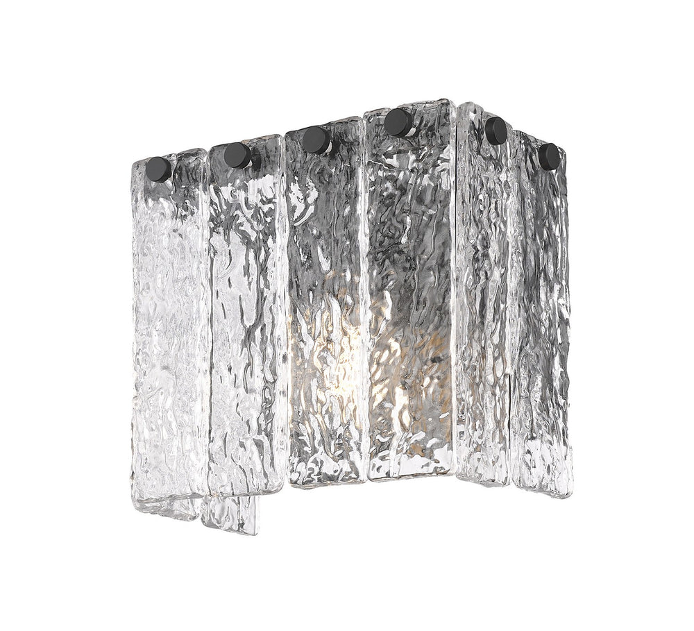 Z-Lite Canada - 1943-1S-MB - One Light Wall Sconce - Glacier - Matte Black