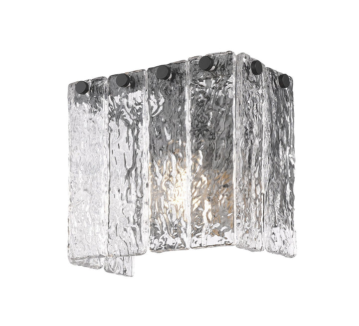 Z-Lite Canada - 1943-1S-MB - One Light Wall Sconce - Glacier - Matte Black