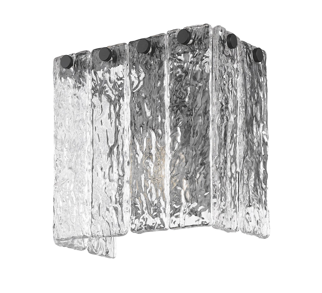 Z-Lite Canada - 1943-1S-MB - One Light Wall Sconce - Glacier - Matte Black