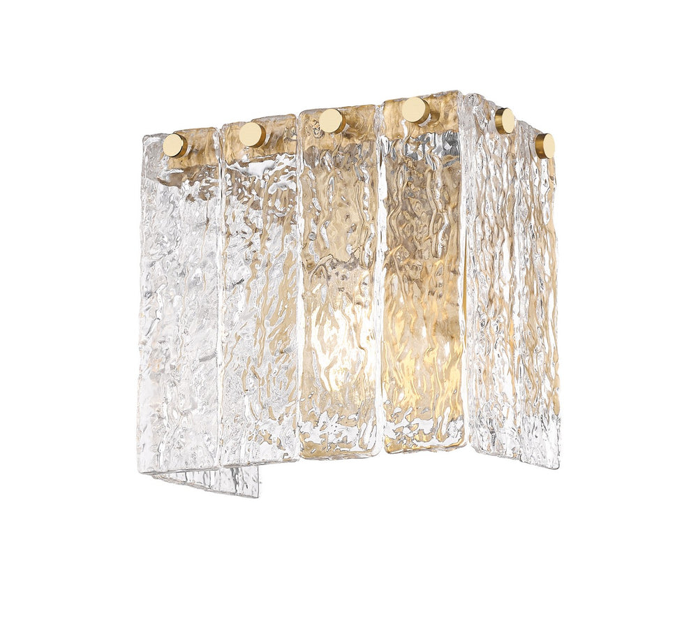 Z-Lite Canada - 1943-1S-MGLD - One Light Wall Sconce - Glacier - Modern Gold