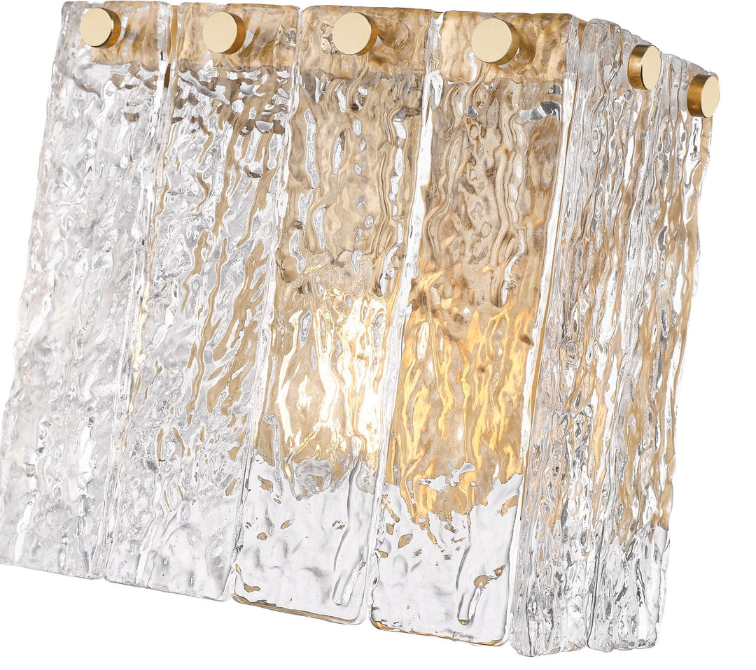 Z-Lite Canada - 1943-1S-MGLD - One Light Wall Sconce - Glacier - Modern Gold