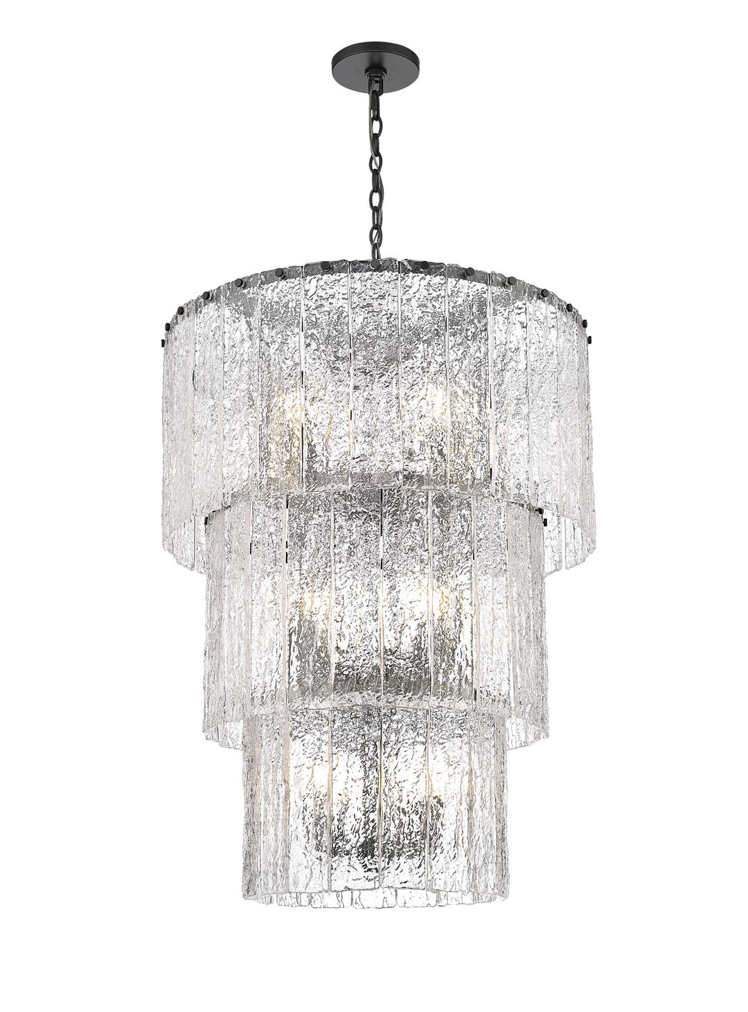 Z-Lite Canada - 1943-36MB - 12 Light Chandelier - Glacier - Matte Black