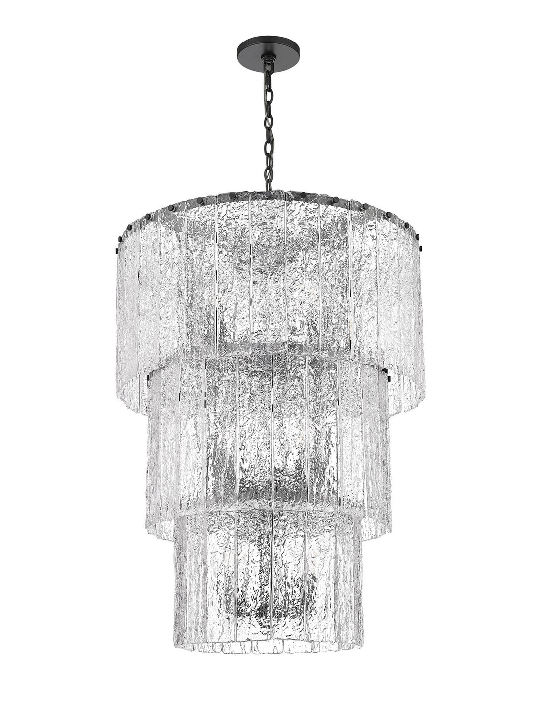 Z-Lite Canada - 1943-36MB - 12 Light Chandelier - Glacier - Matte Black