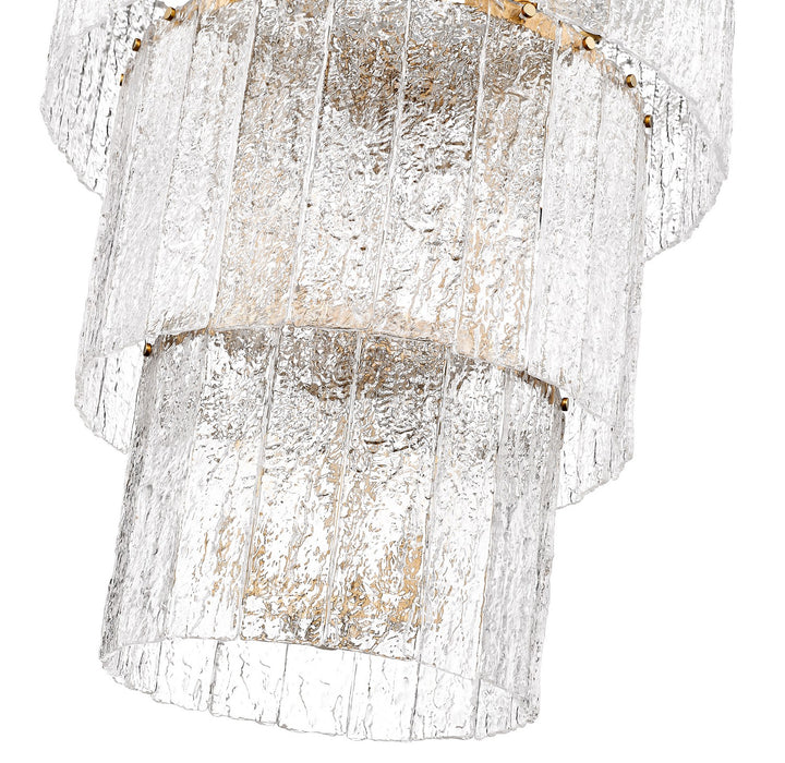 Z-Lite Canada - 1943-36MGLD - 12 Light Chandelier - Glacier - Modern Gold