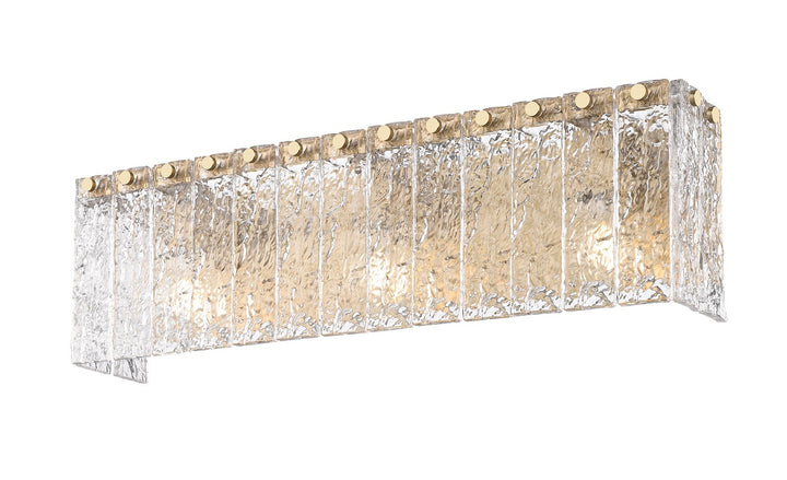 Z-Lite Canada - 1943-3V-MGLD - Three Light Vanity - Glacier - Modern Gold