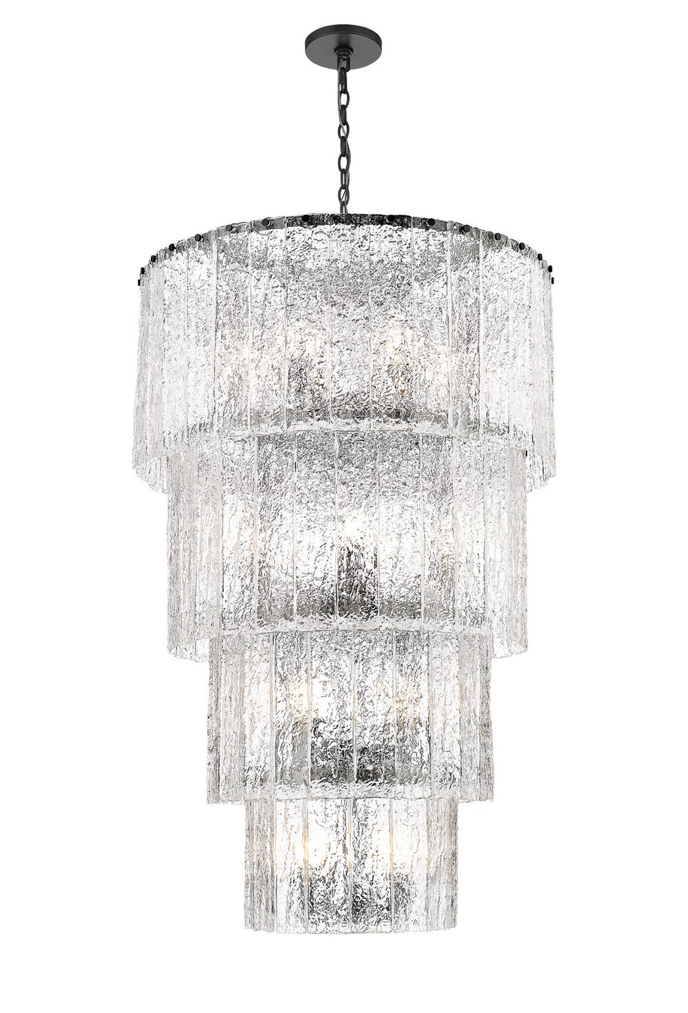 Z-Lite Canada - 1943-48MB - 18 Light Chandelier - Glacier - Matte Black