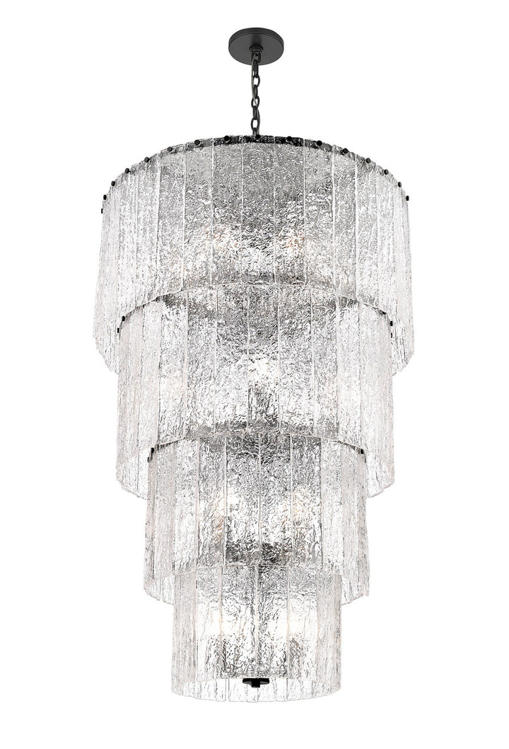 Z-Lite Canada - 1943-48MB - 18 Light Chandelier - Glacier - Matte Black