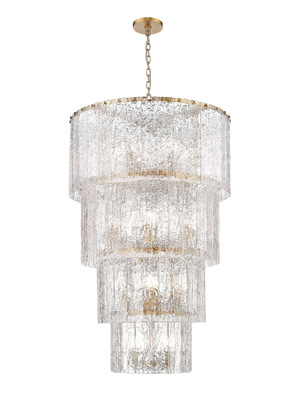 Z-Lite Canada - 1943-48MGLD - 18 Light Chandelier - Glacier - Modern Gold