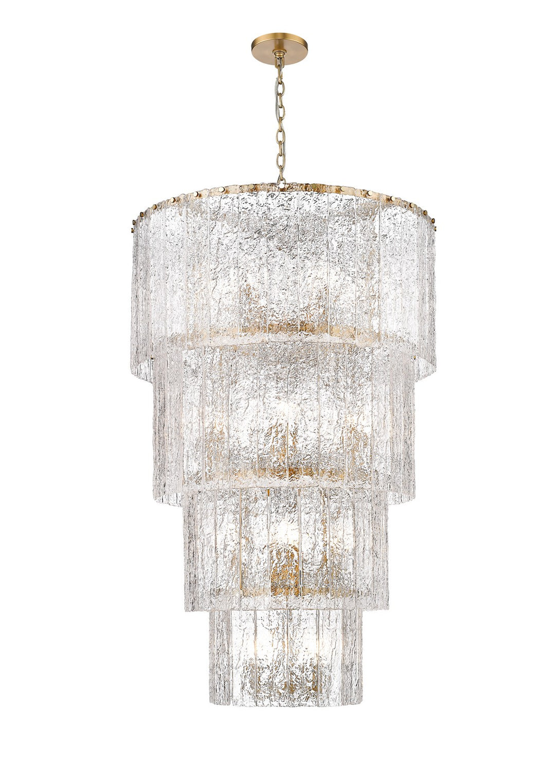 Z-Lite Canada - 1943-48MGLD - 18 Light Chandelier - Glacier - Modern Gold