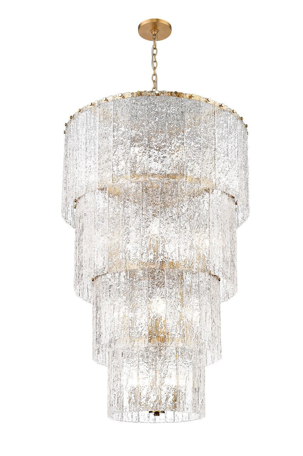 Z-Lite Canada - 1943-48MGLD - 18 Light Chandelier - Glacier - Modern Gold