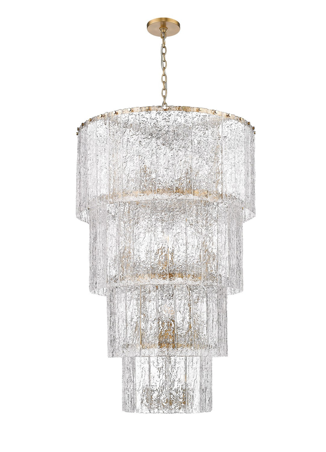 Z-Lite Canada - 1943-48MGLD - 18 Light Chandelier - Glacier - Modern Gold