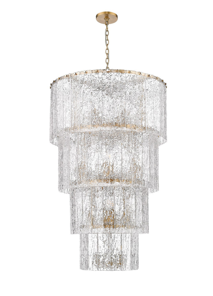 Z-Lite Canada - 1943-48MGLD - 18 Light Chandelier - Glacier - Modern Gold