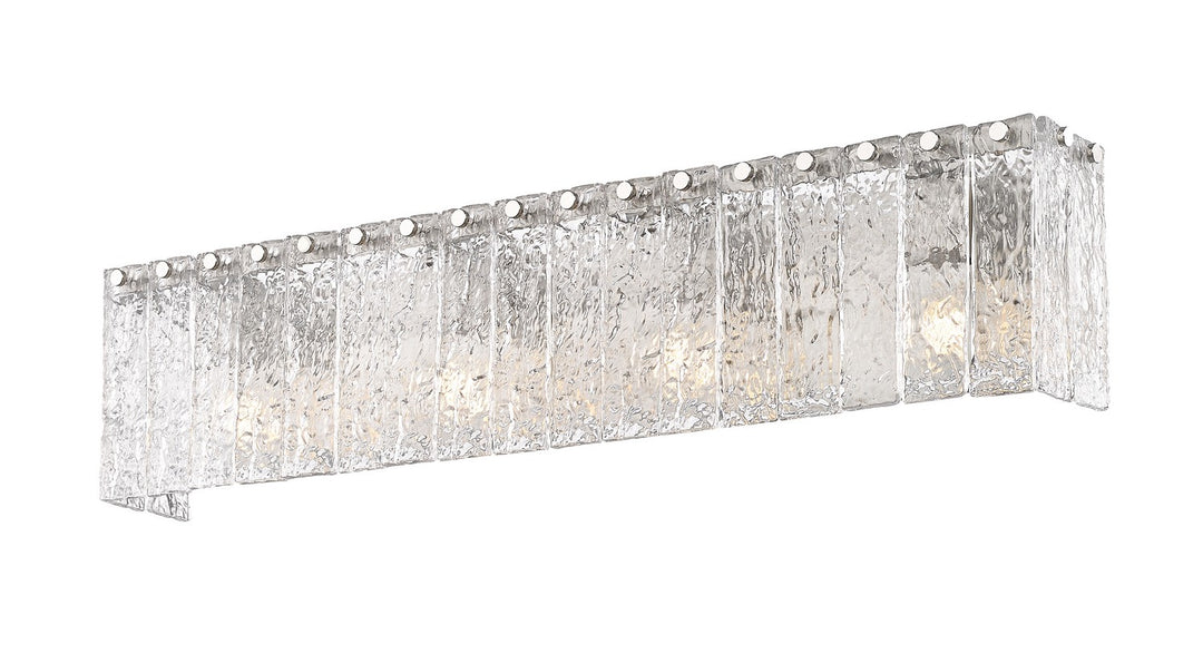 Z-Lite Canada - 1943-4V-BN - Four Light Vanity - Glacier - Brushed Nickel