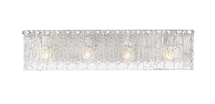 Z-Lite Canada - 1943-4V-BN - Four Light Vanity - Glacier - Brushed Nickel