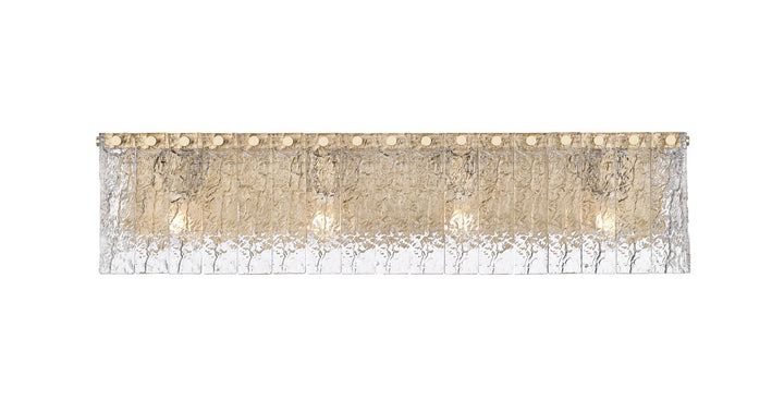 Z-Lite Canada - 1943-4V-MGLD - Four Light Vanity - Glacier - Modern Gold