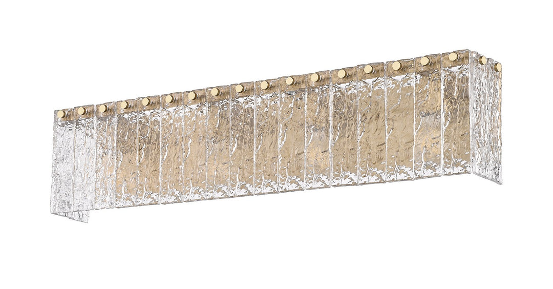 Z-Lite Canada - 1943-4V-MGLD - Four Light Vanity - Glacier - Modern Gold