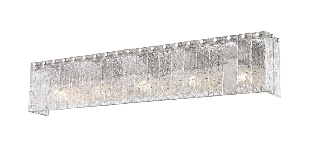 Z-Lite Canada - 1943-5V-BN - Five Light Vanity - Glacier - Brushed Nickel