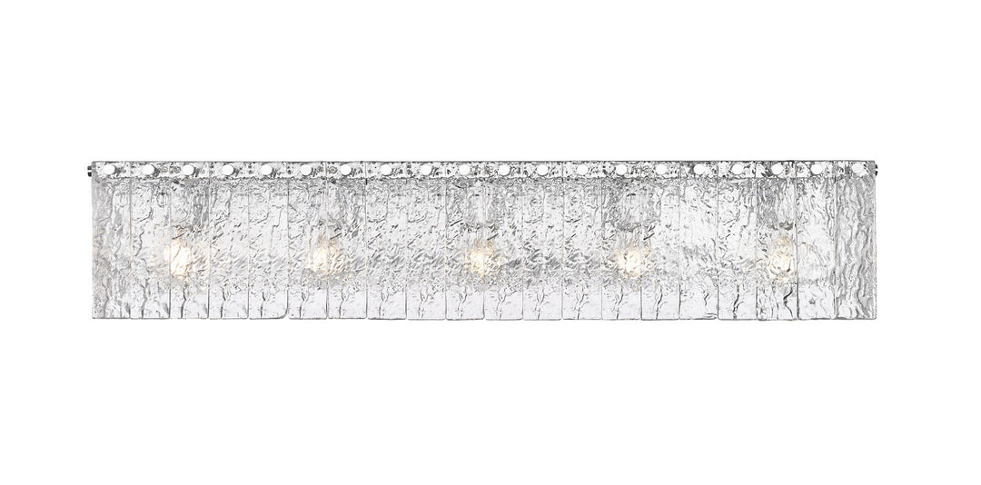 Z-Lite Canada - 1943-5V-CH - Five Light Vanity - Glacier - Chrome