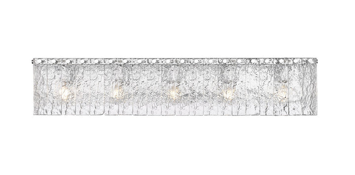 Z-Lite Canada - 1943-5V-CH - Five Light Vanity - Glacier - Chrome