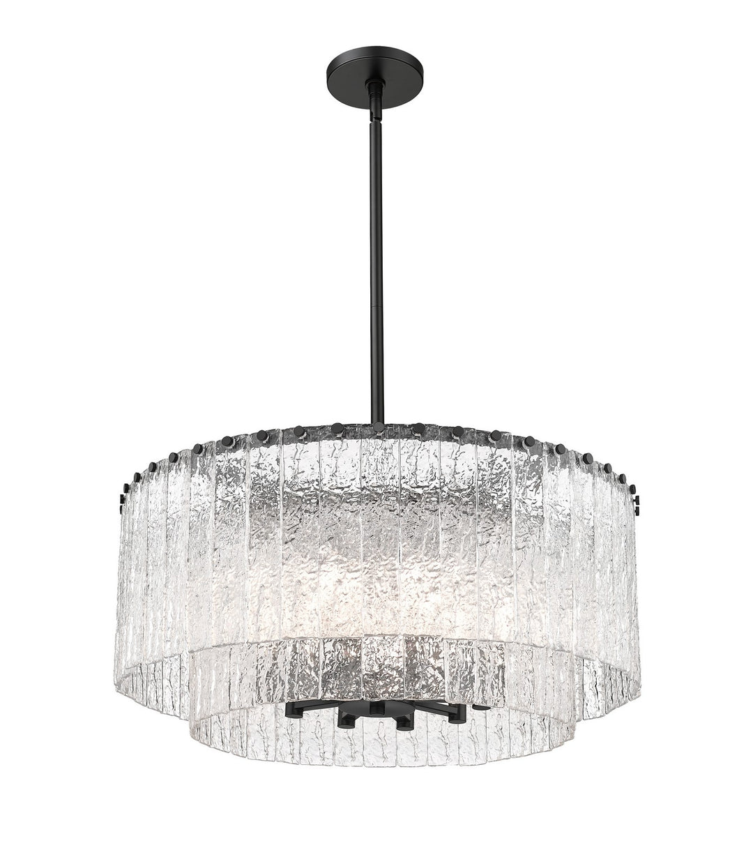 Z-Lite Canada - 1943P26-2-MB - Ten Light Pendant - Glacier - Matte Black