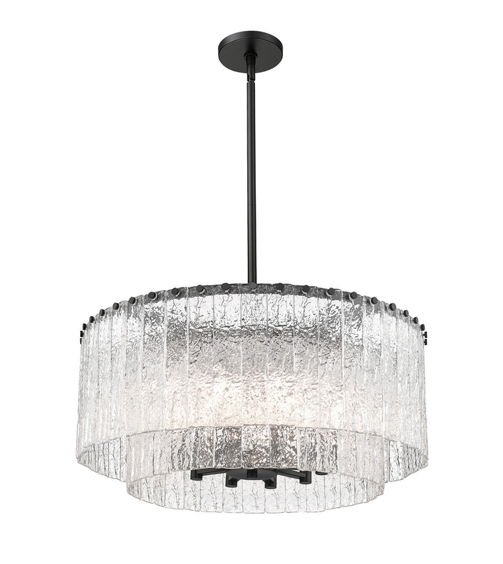 Z-Lite Canada - 1943P26-2-MB - Ten Light Pendant - Glacier - Matte Black