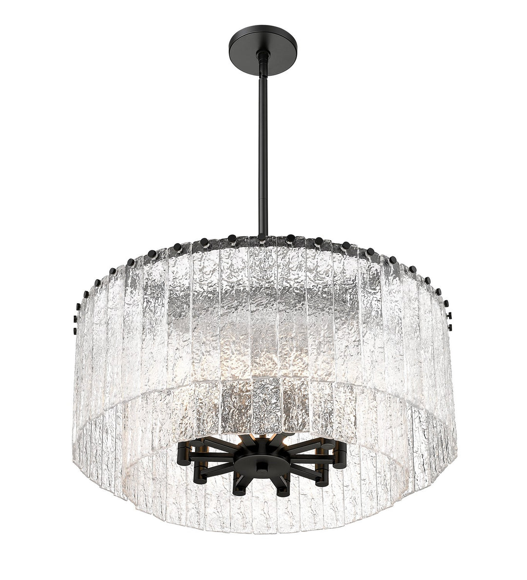 Z-Lite Canada - 1943P26-2-MB - Ten Light Pendant - Glacier - Matte Black