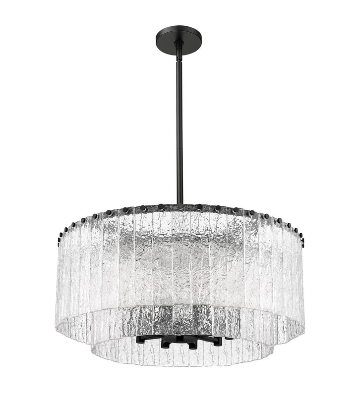 Z-Lite Canada - 1943P26-2-MB - Ten Light Pendant - Glacier - Matte Black
