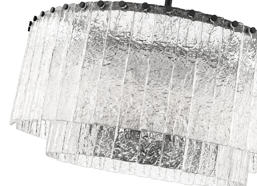 Z-Lite Canada - 1943P26-2-MB - Ten Light Pendant - Glacier - Matte Black