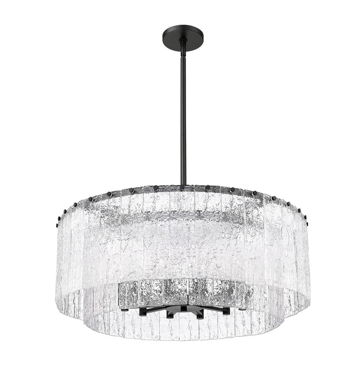 Z-Lite Canada - 1943P32-2-MB - 12 Light Pendant - Glacier - Matte Black