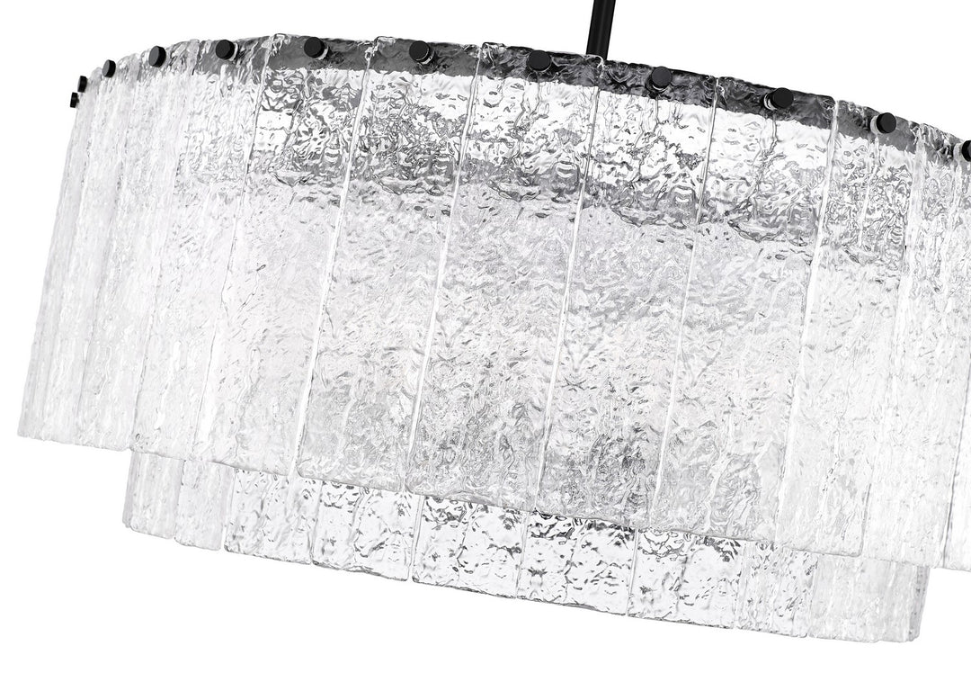 Z-Lite Canada - 1943P32-2-MB - 12 Light Pendant - Glacier - Matte Black