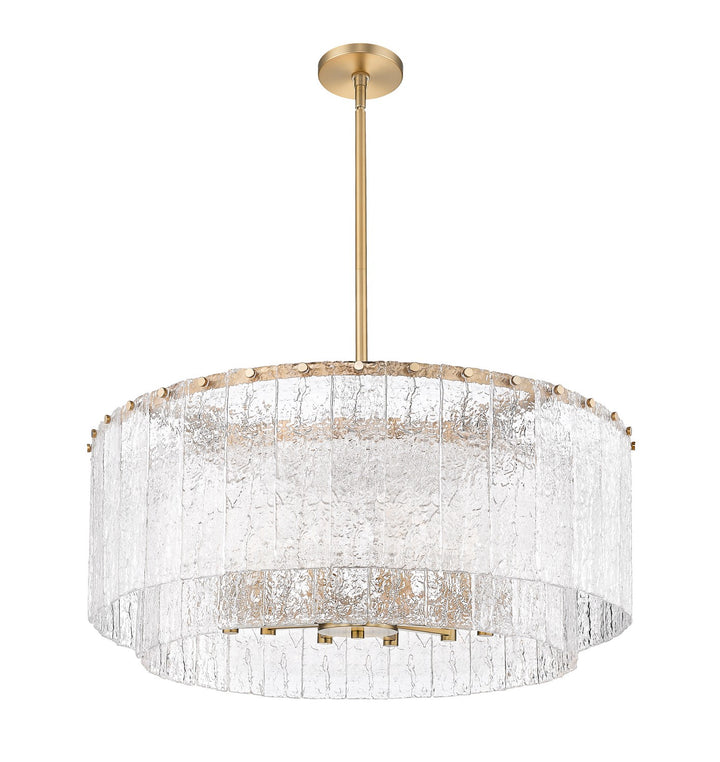 Z-Lite Canada - 1943P32-2-MGLD - 12 Light Pendant - Glacier - Modern Gold