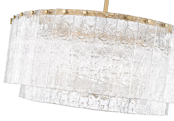 Z-Lite Canada - 1943P32-2-MGLD - 12 Light Pendant - Glacier - Modern Gold