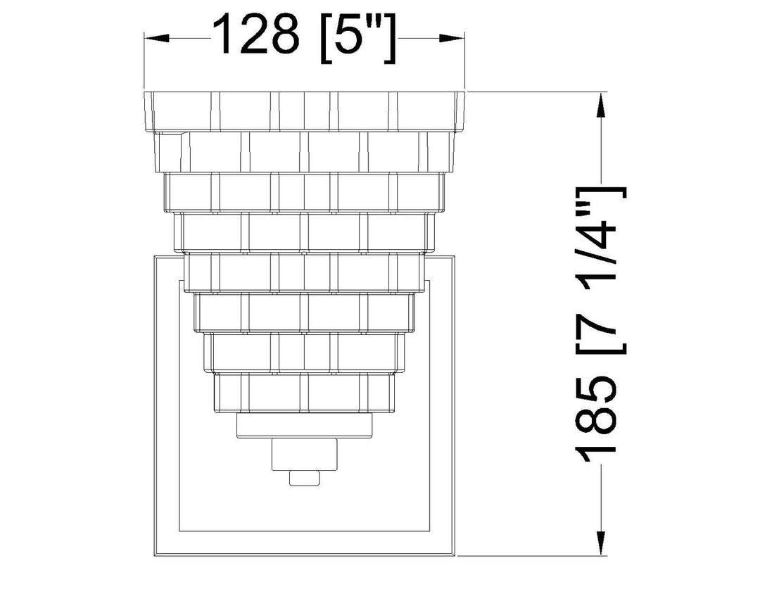 Z-Lite Canada - 7514-1S-CH - One Light Wall Sconce - Annalise - Chrome