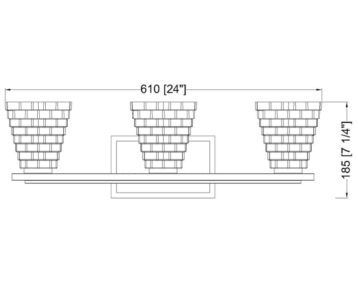 Z-Lite Canada - 7514-3V-CH - Three Light Vanity - Annalise - Chrome