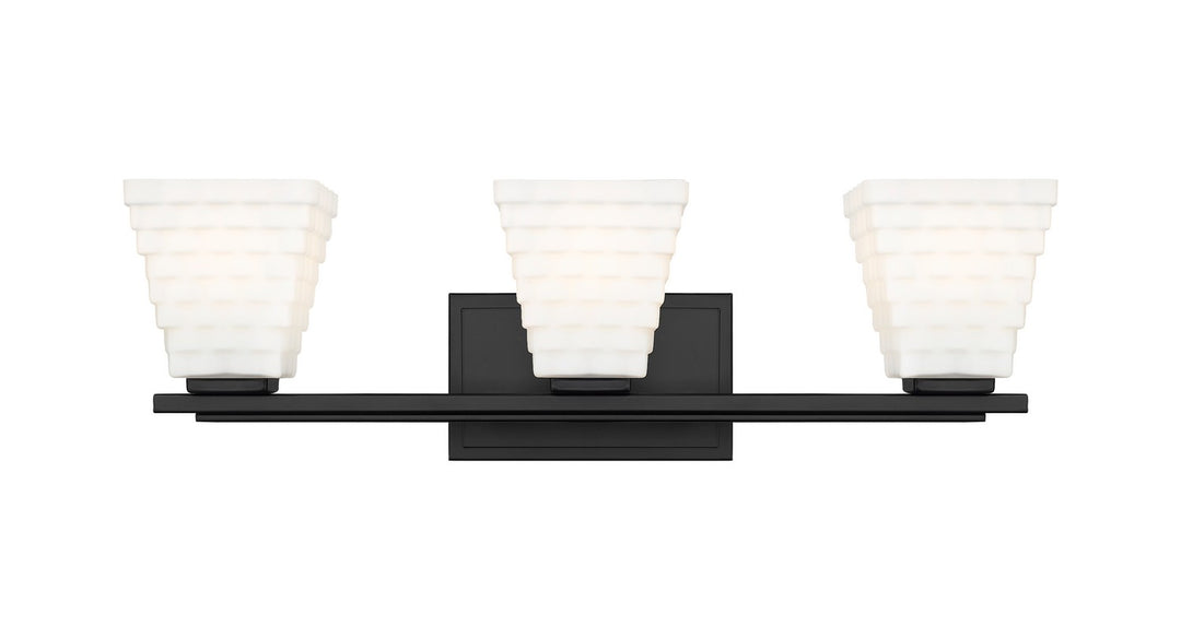 Z-Lite Canada - 7514-3V-MB - Three Light Vanity - Annalise - Matte Black