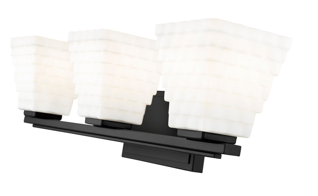 Z-Lite Canada - 7514-3V-MB - Three Light Vanity - Annalise - Matte Black