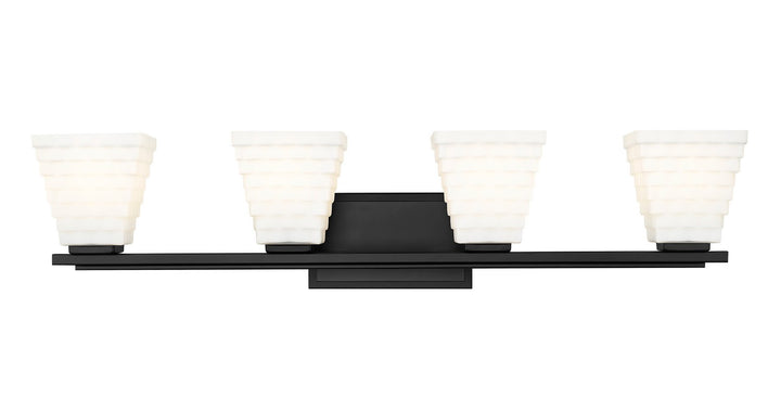 Z-Lite Canada - 7514-4V-MB - Four Light Vanity - Annalise - Matte Black