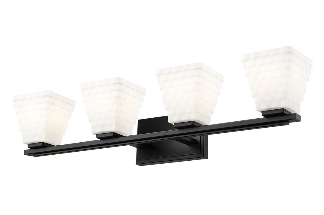 Z-Lite Canada - 7514-4V-MB - Four Light Vanity - Annalise - Matte Black