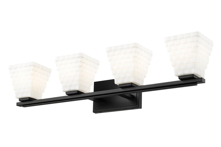 Z-Lite Canada - 7514-4V-MB - Four Light Vanity - Annalise - Matte Black