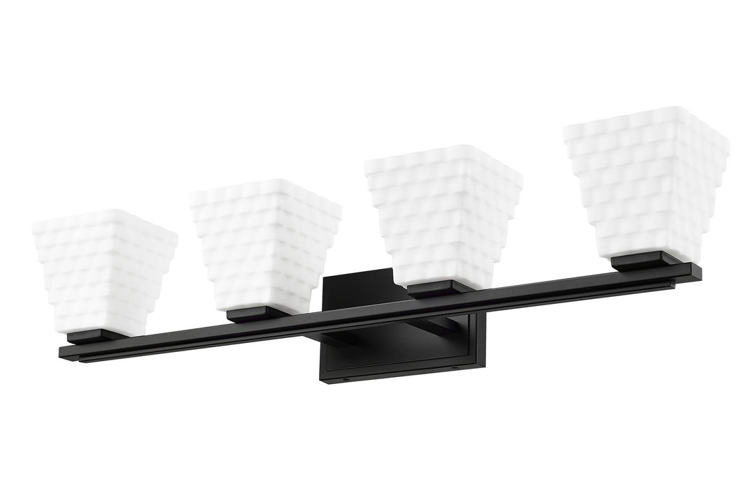 Z-Lite Canada - 7514-4V-MB - Four Light Vanity - Annalise - Matte Black