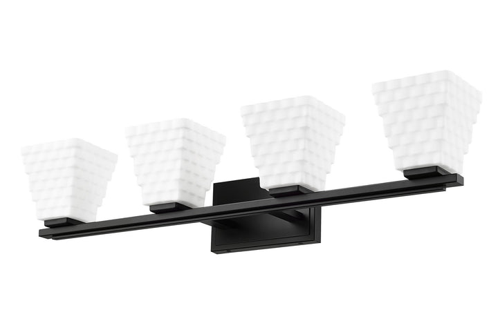Z-Lite Canada - 7514-4V-MB - Four Light Vanity - Annalise - Matte Black