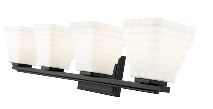 Z-Lite Canada - 7514-4V-MB - Four Light Vanity - Annalise - Matte Black
