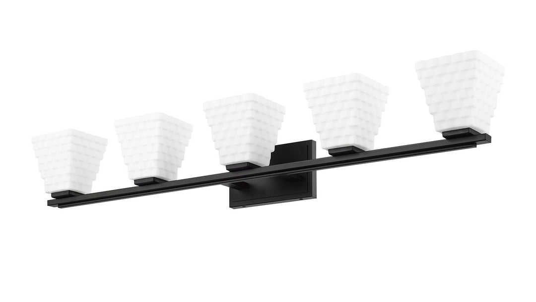 Z-Lite Canada - 7514-5V-MB - Five Light Vanity - Annalise - Matte Black