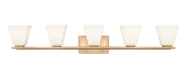 Z-Lite Canada - 7514-5V-MGLD - Five Light Vanity - Annalise - Modern Gold