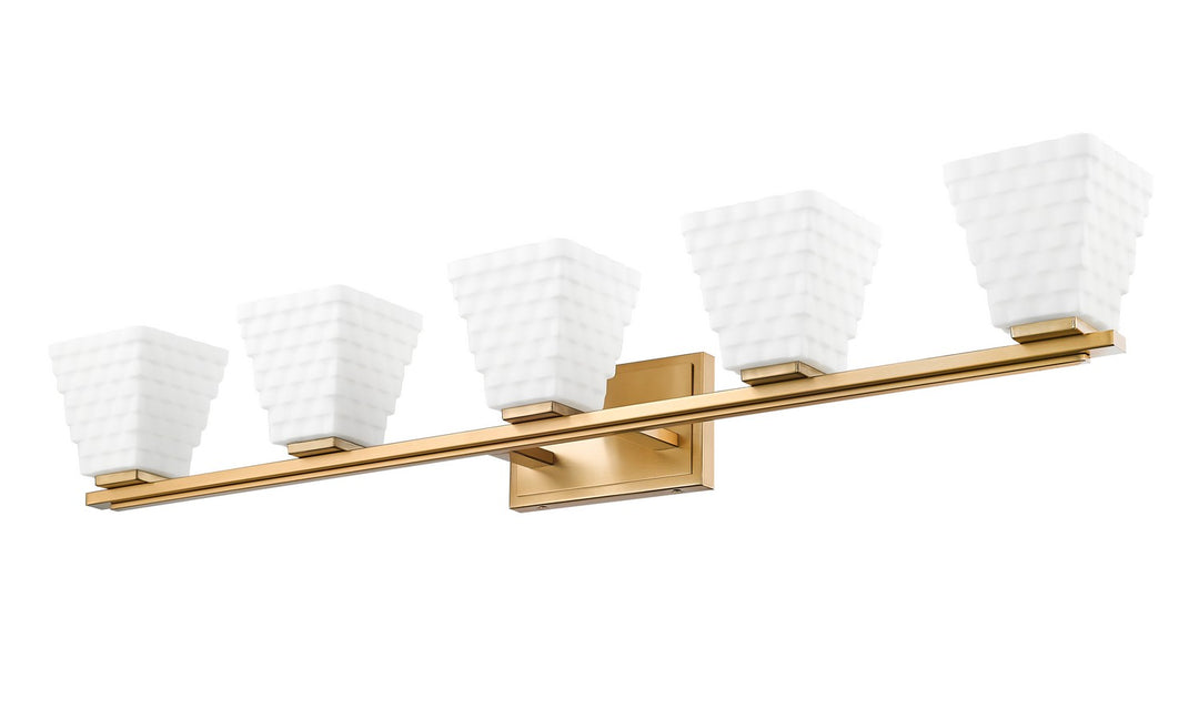 Z-Lite Canada - 7514-5V-MGLD - Five Light Vanity - Annalise - Modern Gold